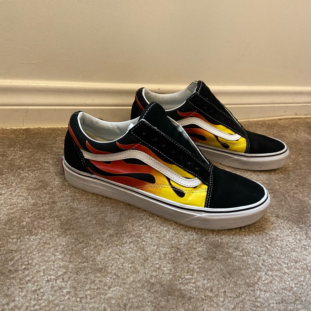 COPY - 🔥Vans Flames/Fire Unisex Old Skool Shoes